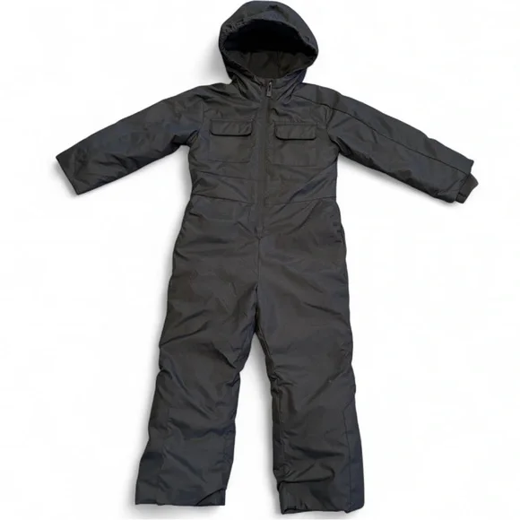 Kids Black Snowsuit XS 4/5 - Picture 1 of 6